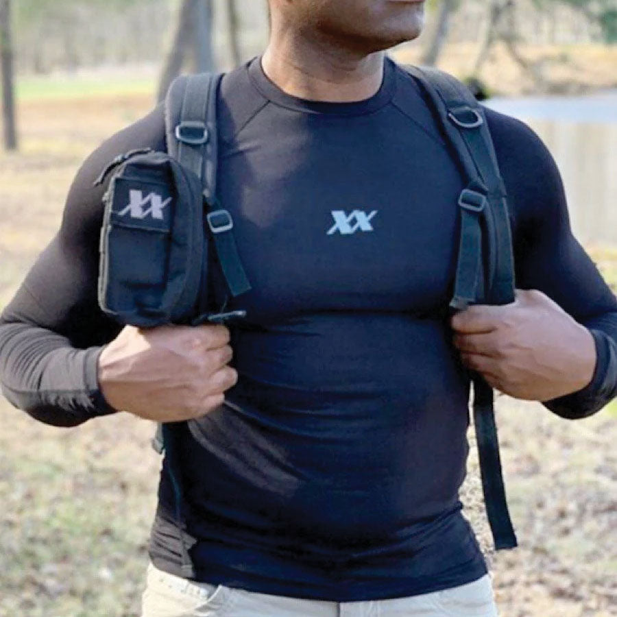 221B Tactical Maxx-Dri Silver Elite Long Sleeve Shirt Black-Tactical Source LLC