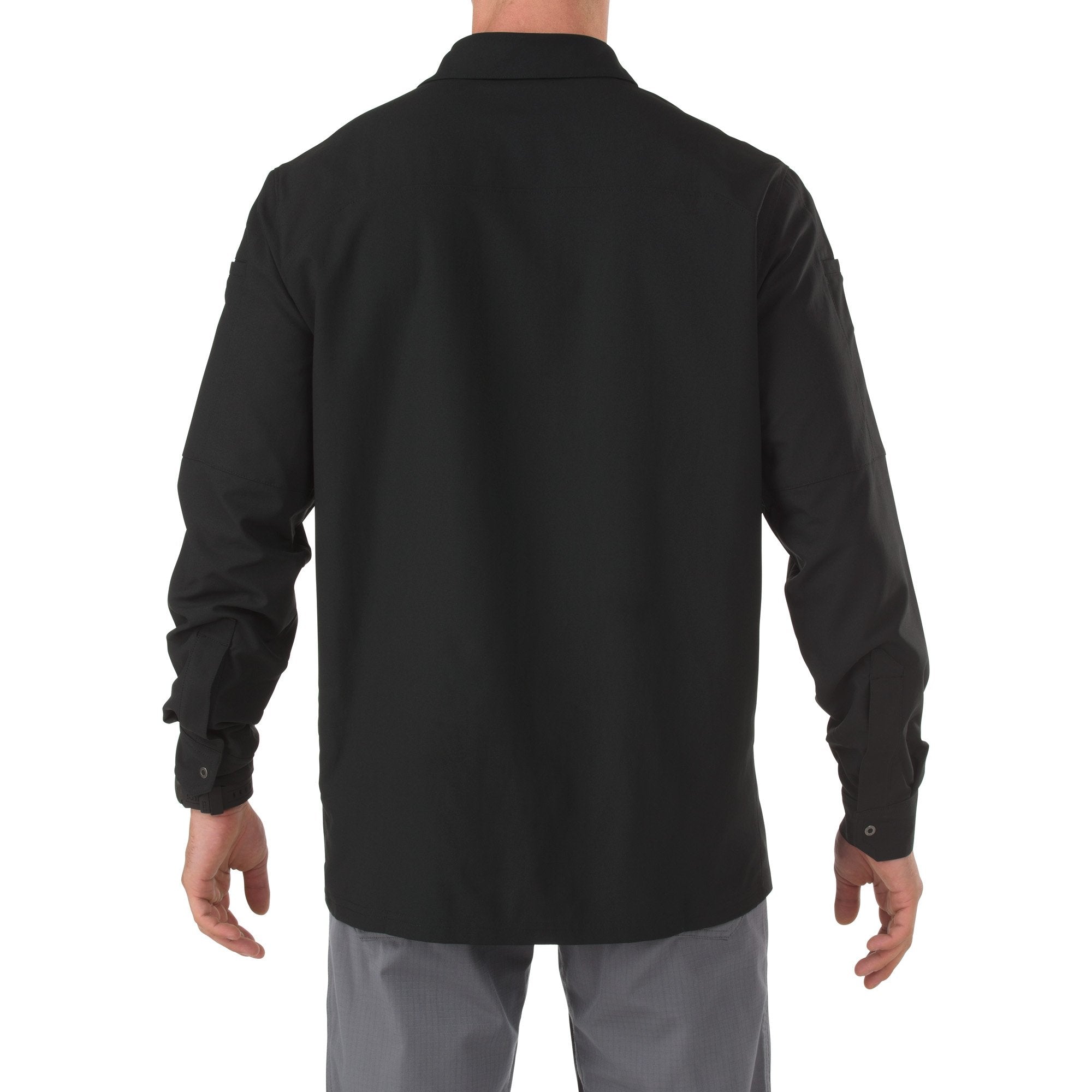 5.11 Freedom Flex Woven Long Sleeve Shirt Black-Tactical Source LLC