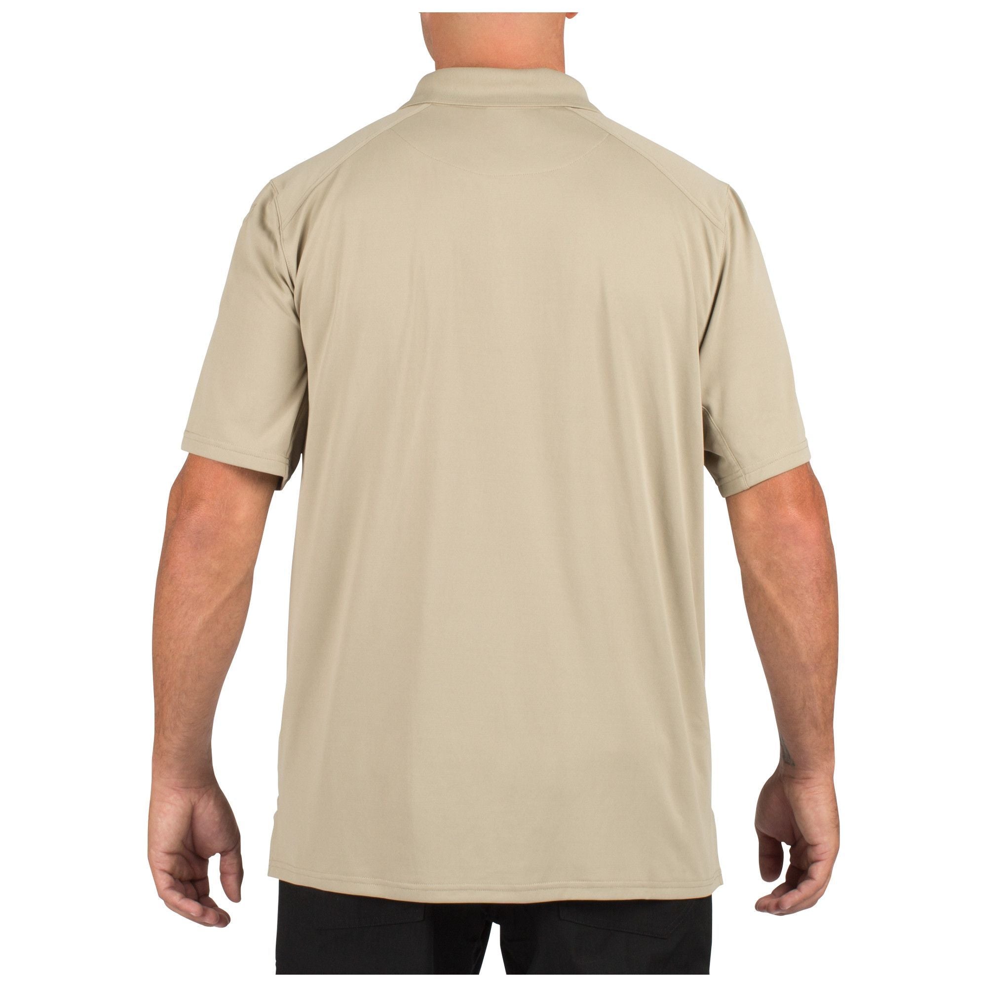 5.11 Helios Short Sleeve Polo Silver Tan-Tactical Source LLC