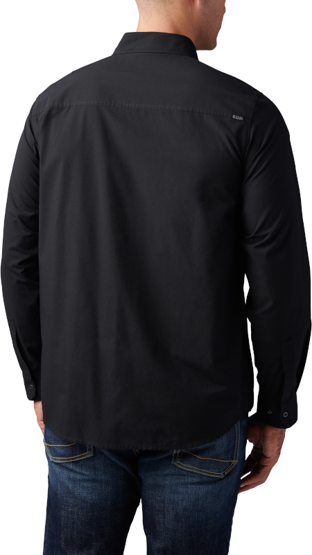5.11 Igor Solid Long Sleeve Shirt Black-Tactical Source LLC