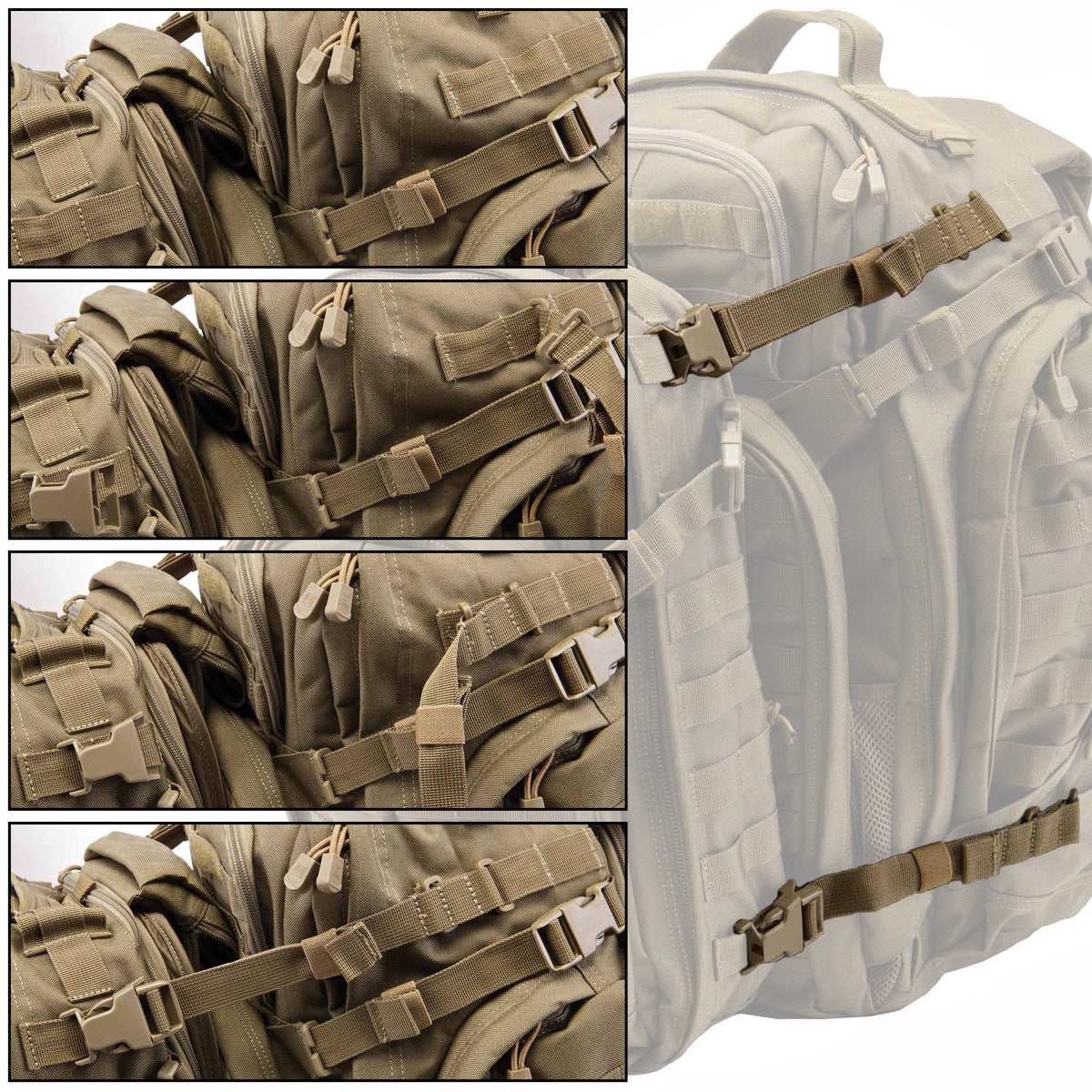 5.11 Rush Tier System Pack of 4-Tactical Source LLC
