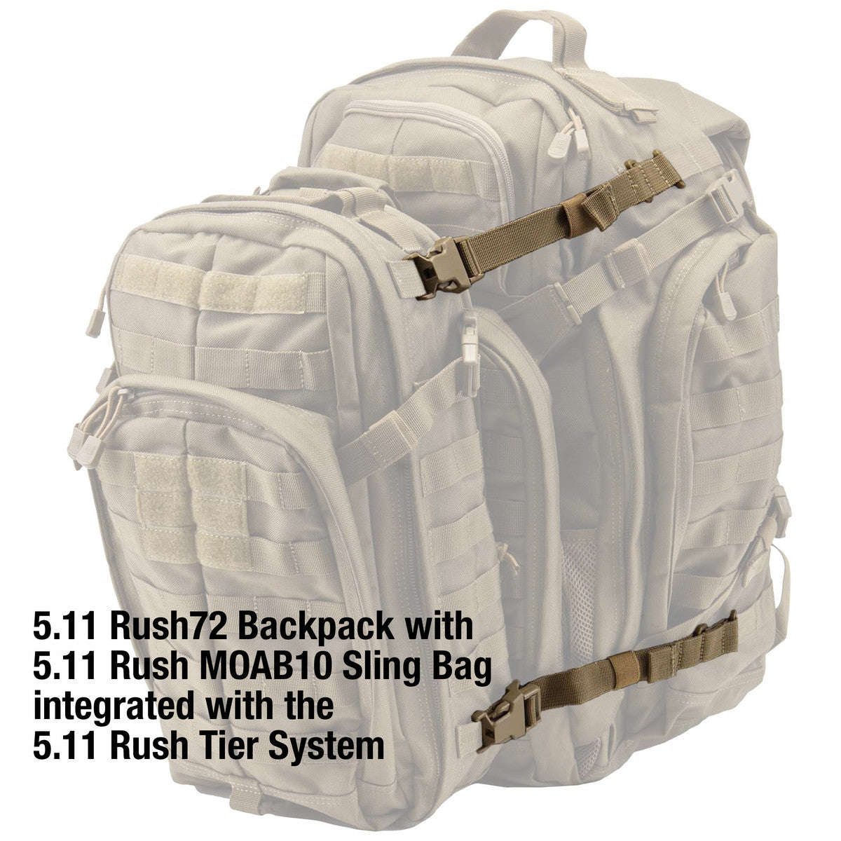 5.11 Rush Tier System Pack of 4-Tactical Source LLC