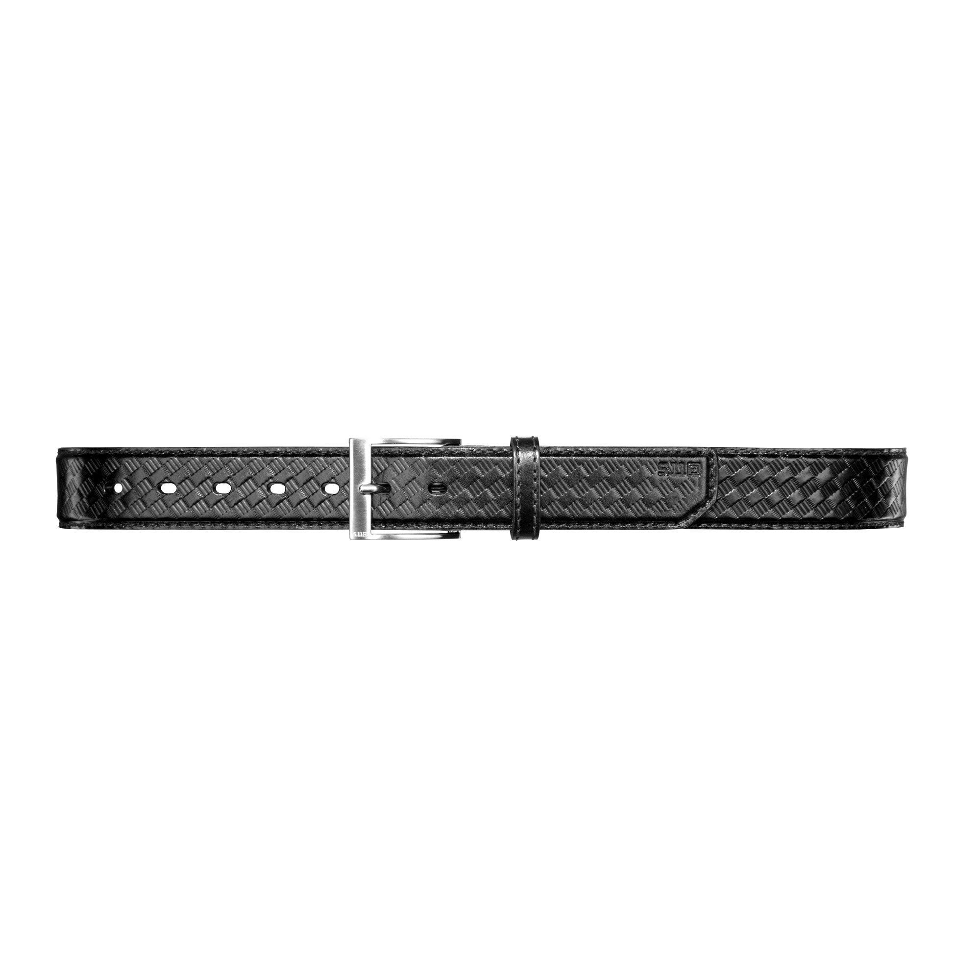 5.11 Tactical 1.5" Basketweave Leather Belt-Tactical Source LLC