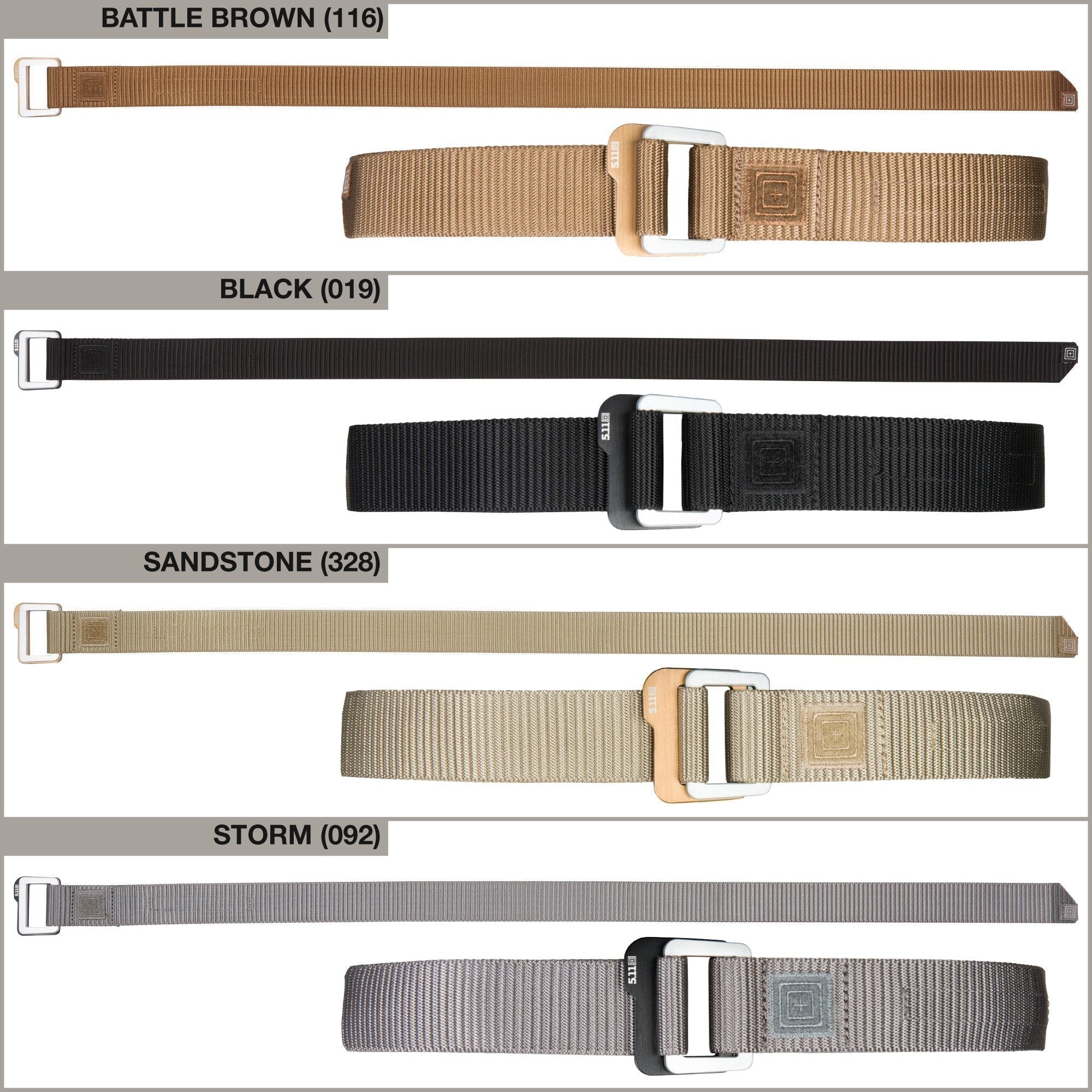 5.11 Tactical 1.5" Traverse Double Buckle Belt-Tactical Source LLC