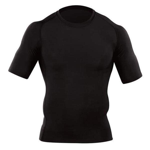 5.11 Tactical Antimicrobial Tight Crew Short Sleeve Shirt Black-Tactical Source LLC