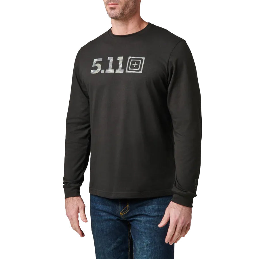 5.11 Tactical Camo Logo Fill Long Sleeve Tee-Tactical Source LLC