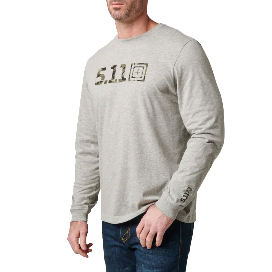 5.11 Tactical Camo Logo Fill Long Sleeve Tee-Tactical Source LLC