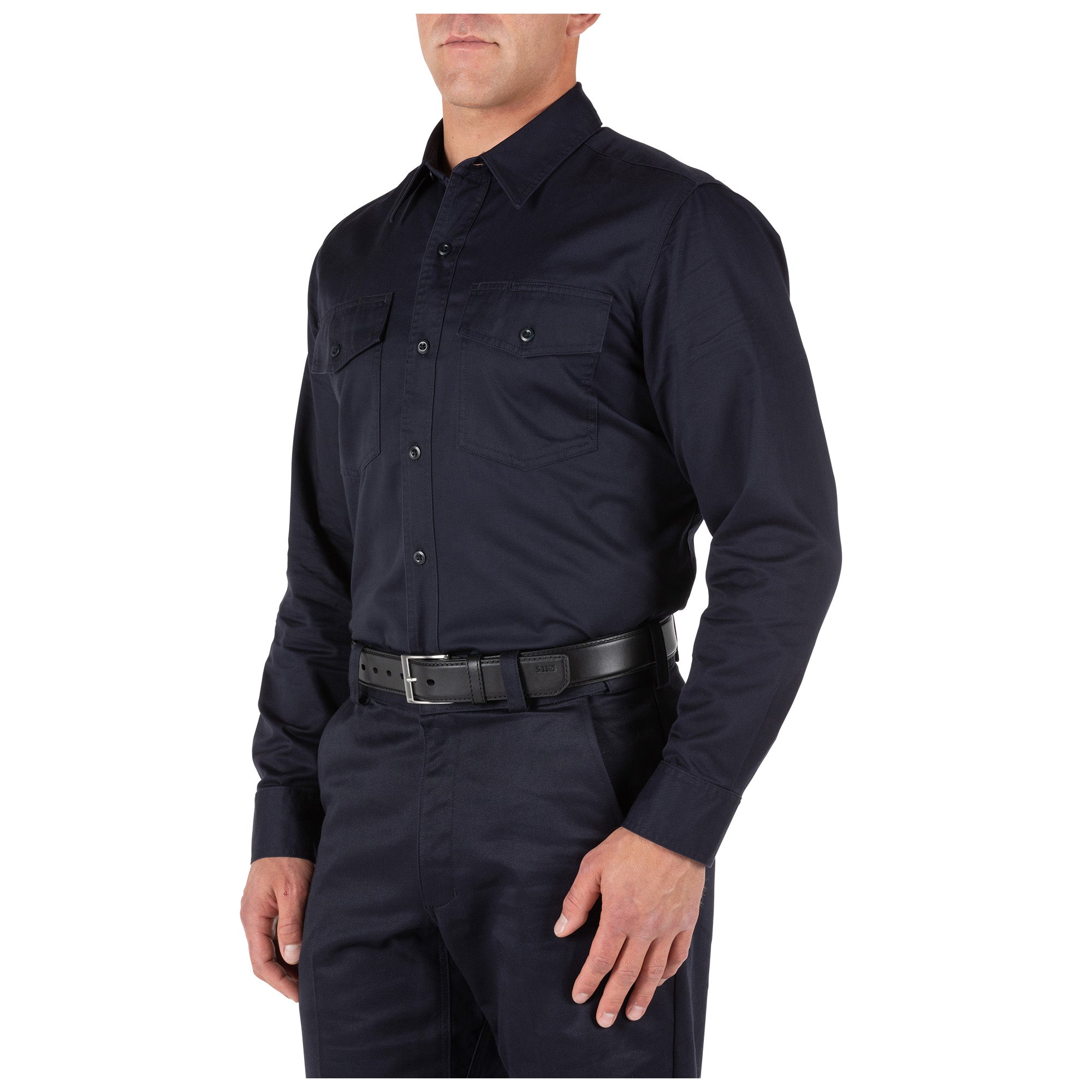 5.11 Tactical Company Long Sleeve Shirt Fire Navy-Tactical Source LLC