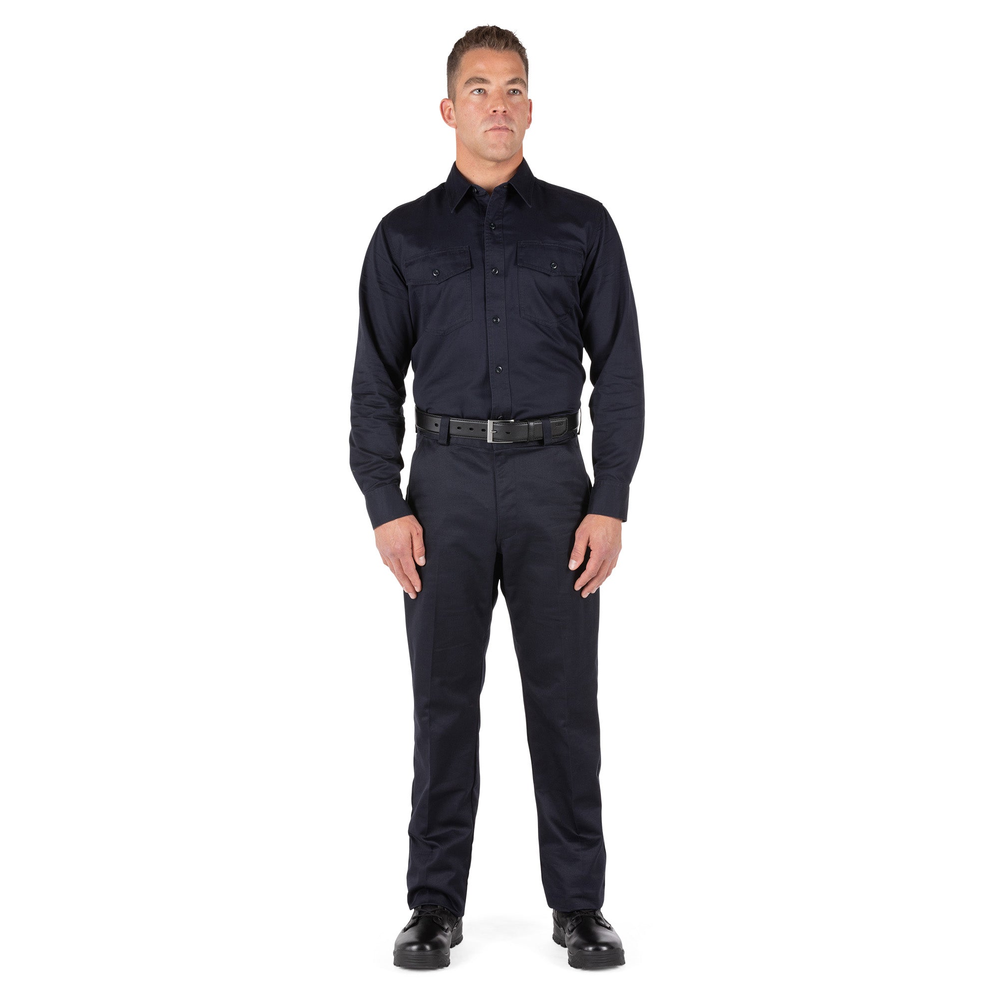 5.11 Tactical Company Long Sleeve Shirt Fire Navy-Tactical Source LLC