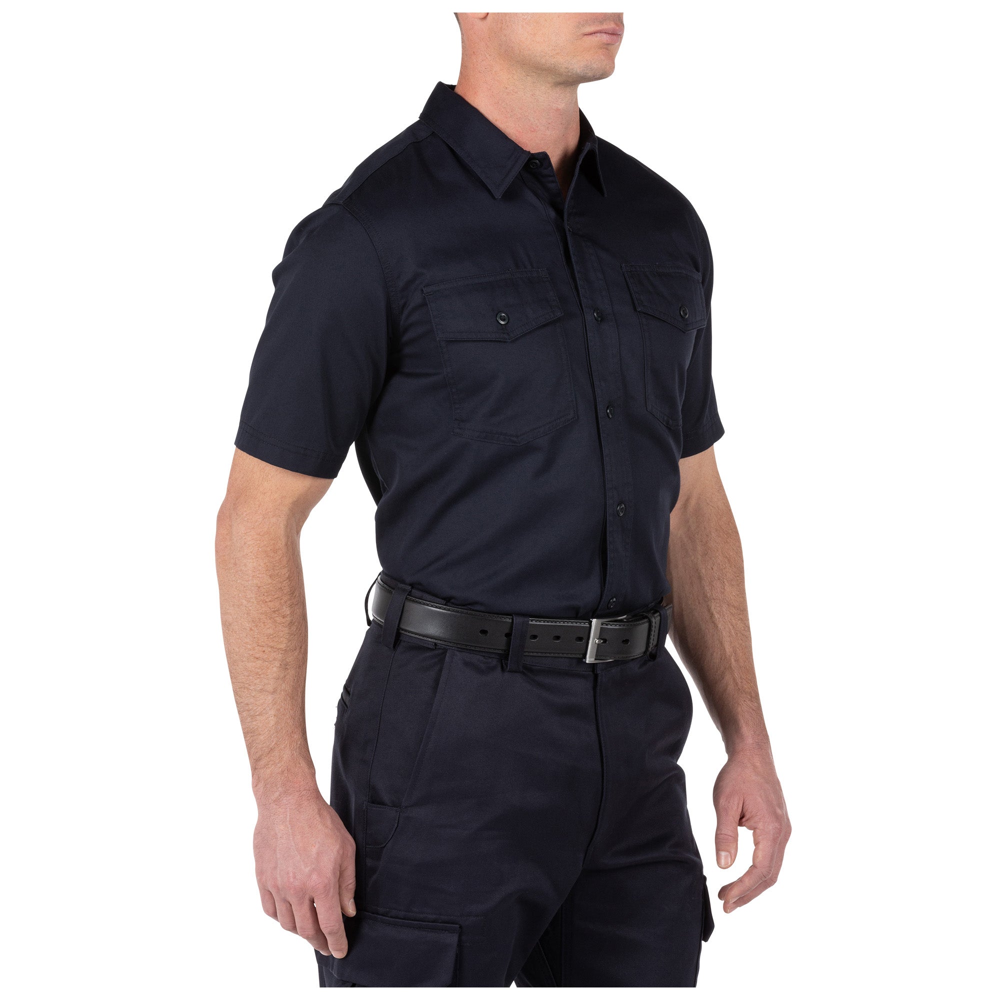 5.11 Tactical Company Short Sleeve Shirt Fire Navy-Tactical Source LLC