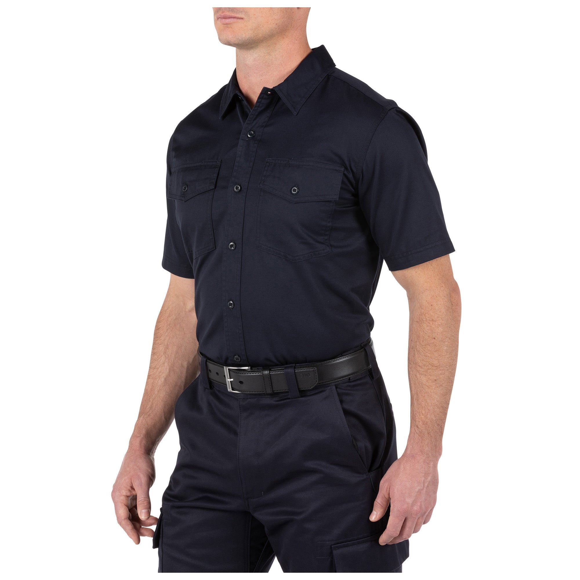 5.11 Tactical Company Short Sleeve Shirt Fire Navy-Tactical Source LLC