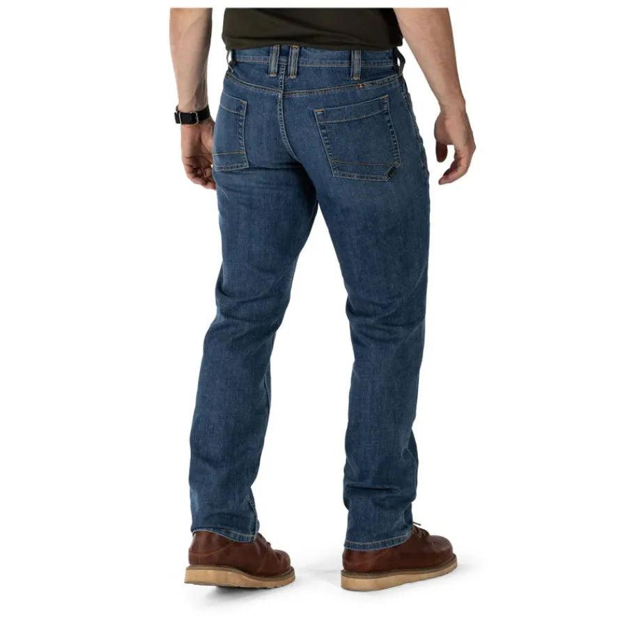 5.11 Tactical Defender Flex Regular Jean Medium Wash Indigo-Tactical Source LLC