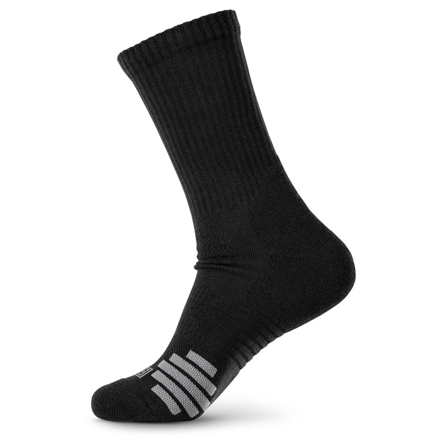 5.11 Tactical Duty Ready Plus Crew Socks Pack of 3-Tactical Source LLC