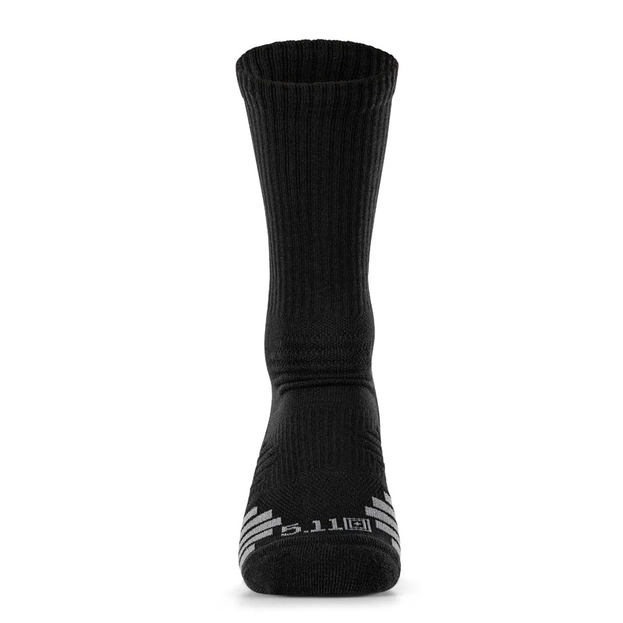 5.11 Tactical Duty Ready Plus Crew Socks Pack of 3-Tactical Source LLC