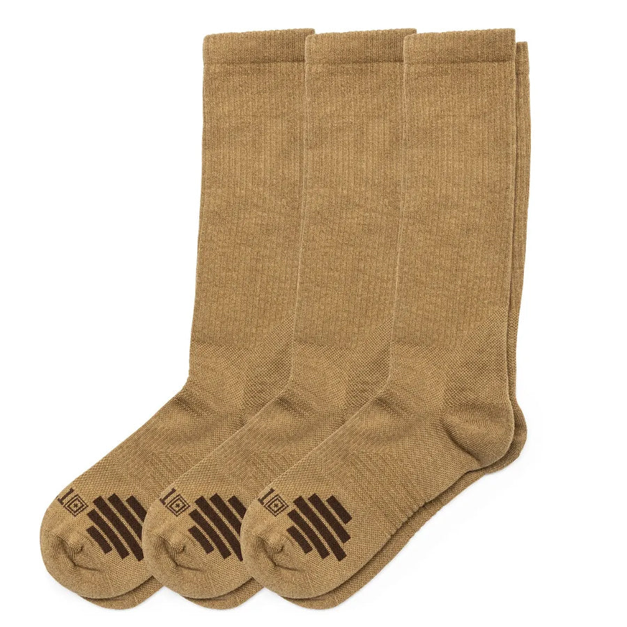 5.11 Tactical Duty Ready Plus OTC Socks Pack of 3-Tactical Source LLC