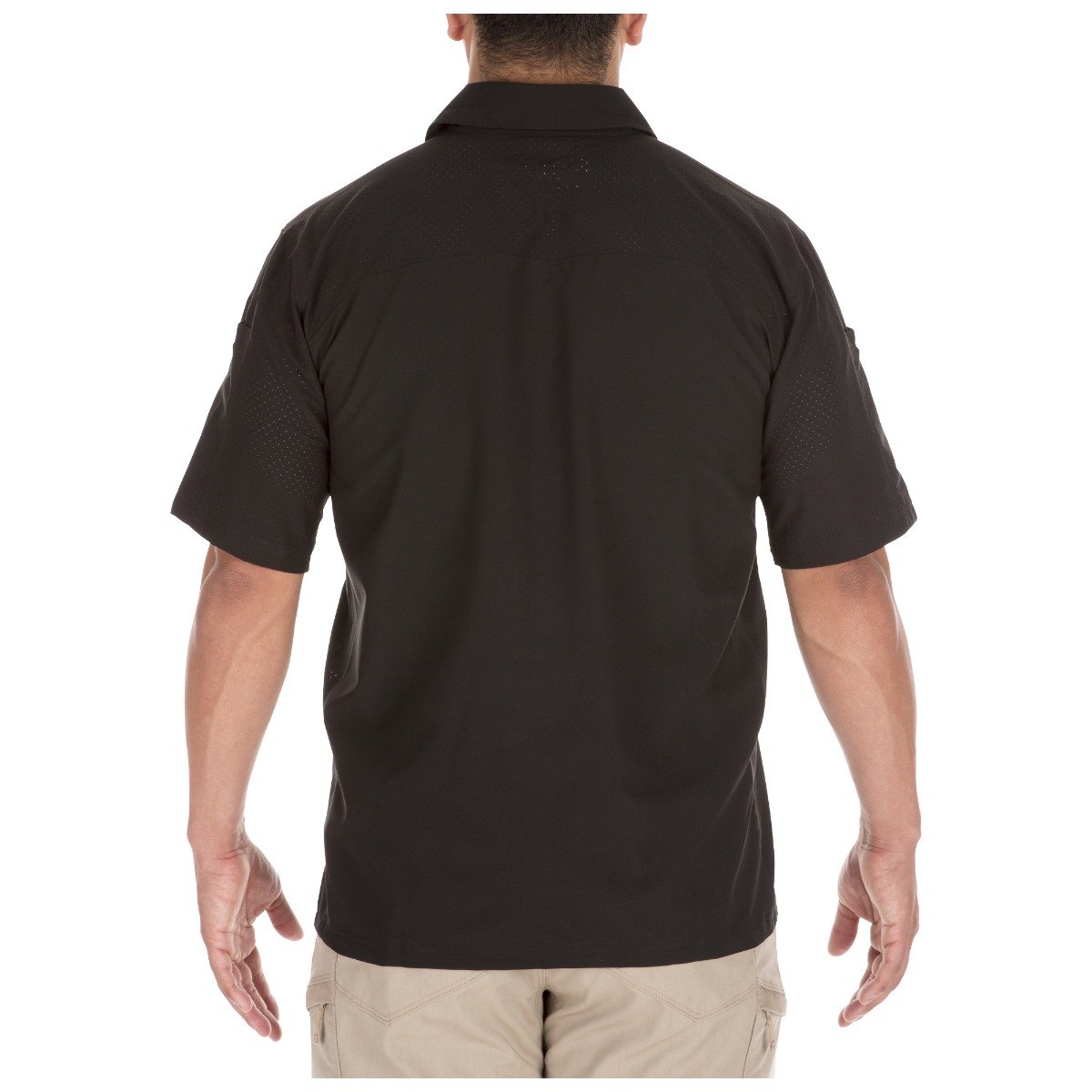 5.11 Tactical Freedom Flex Woven Short Sleeve Shirt Black-Tactical Source LLC