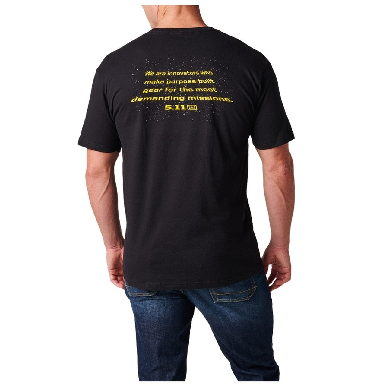 5.11 Tactical Gym Wars Short Sleeve Tee - Black-Tactical Source LLC
