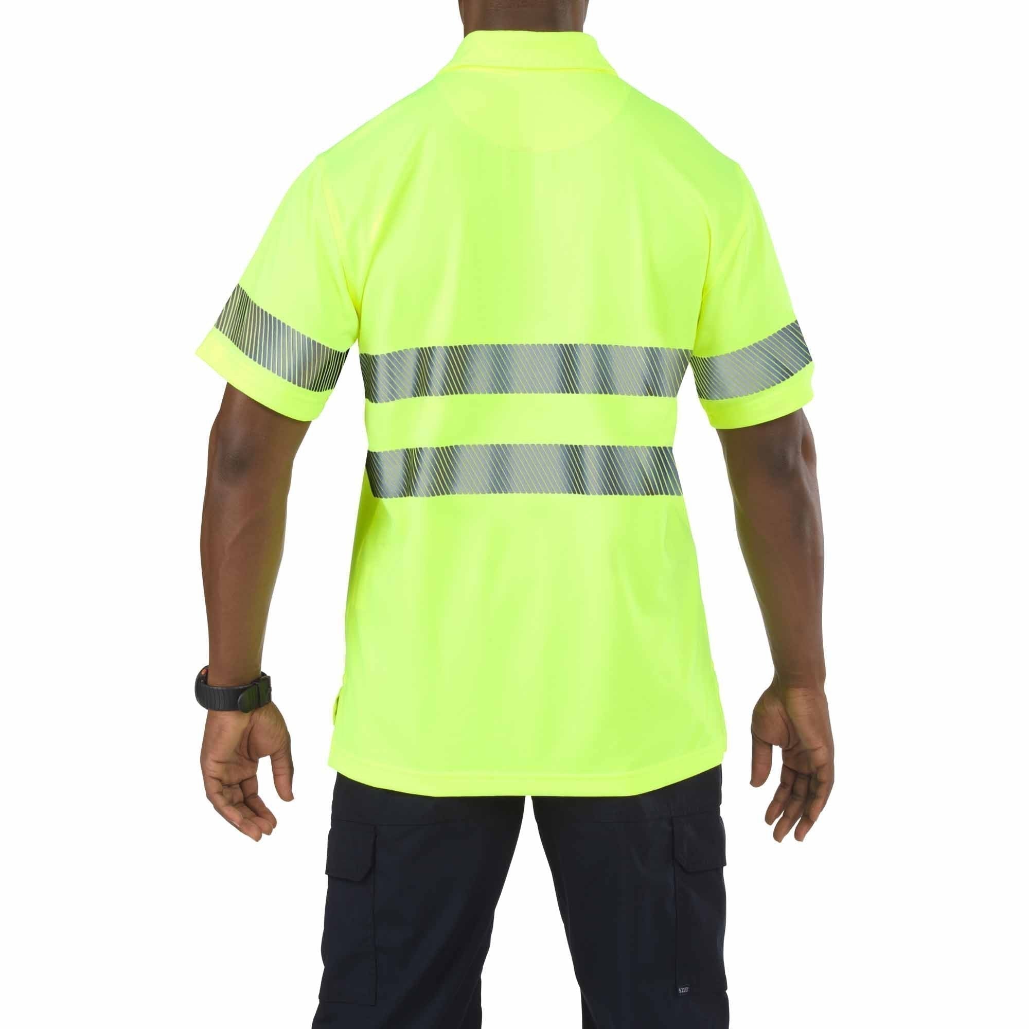 5.11 Tactical High-Visibility Yellow Short Sleeve Polo-Tactical Source LLC