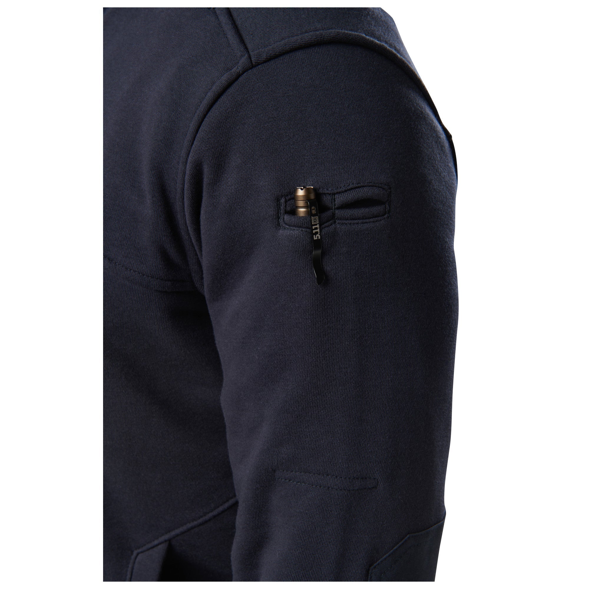 5.11 Tactical Job Shirt 1/4 Zip 2.0 Fire Navy-Tactical Source LLC