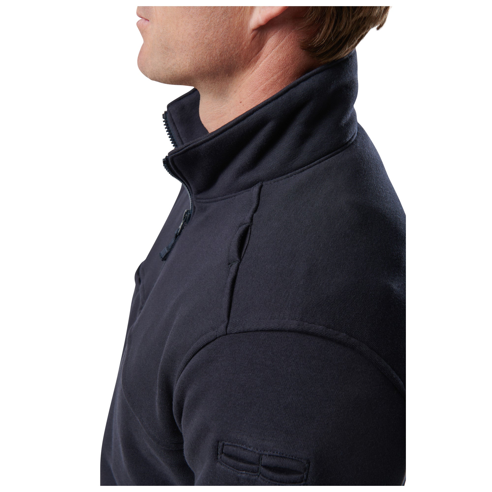 5.11 Tactical Job Shirt 1/4 Zip 2.0 Fire Navy-Tactical Source LLC