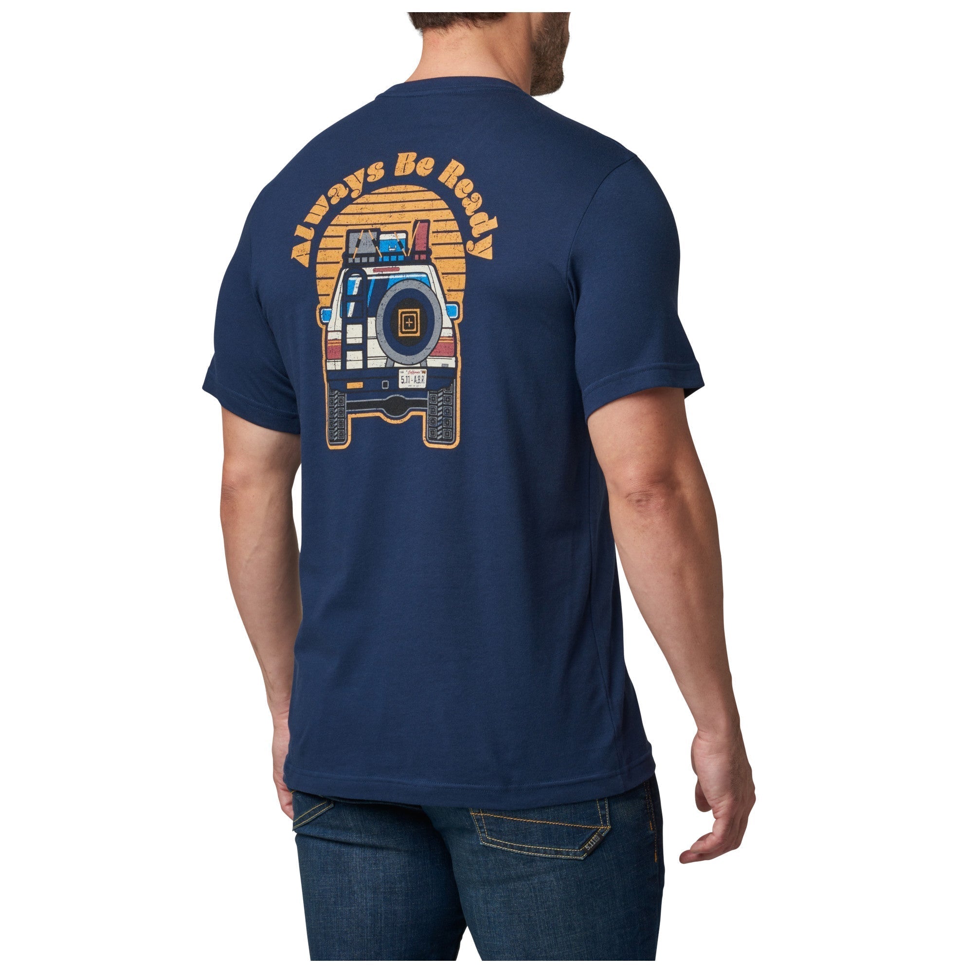 5.11 Tactical Overlander Sunset Tee Pacific Navy-Tactical Source LLC