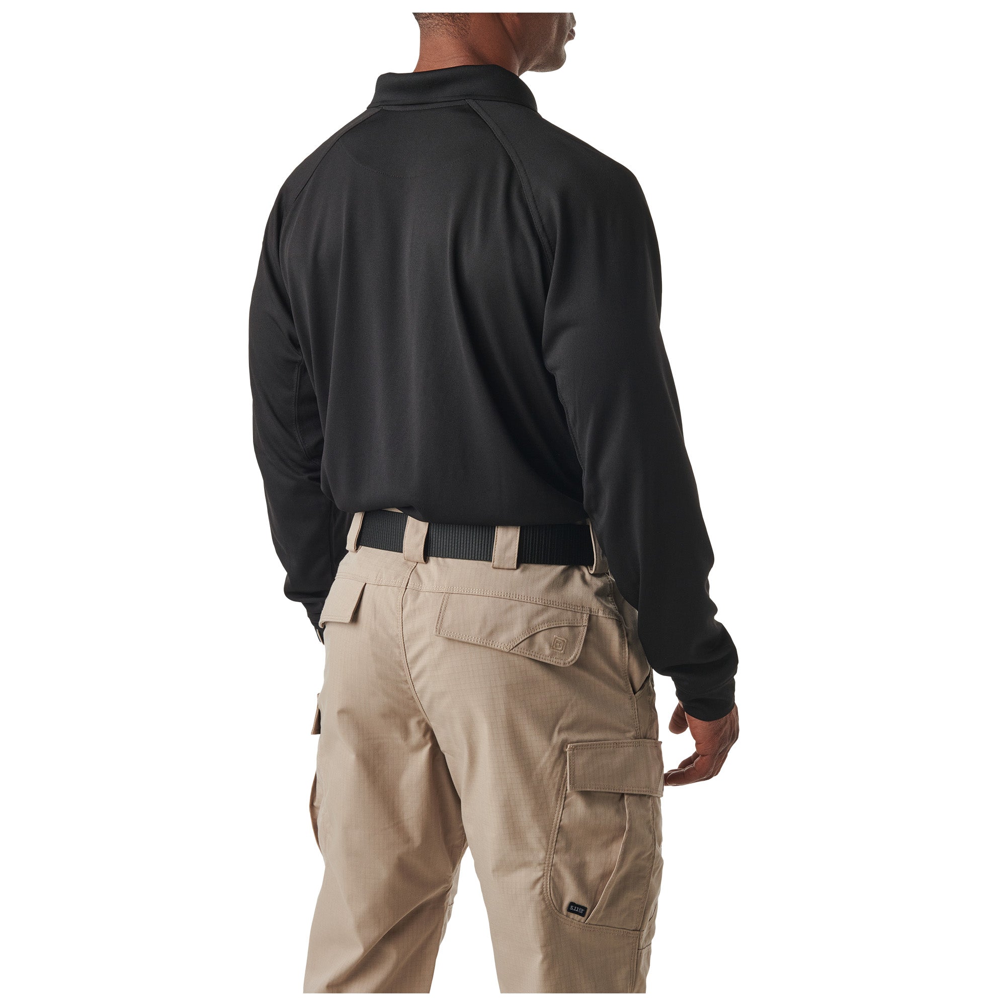 5.11 Tactical Performance Long Sleeve Polo Black-Tactical Source LLC