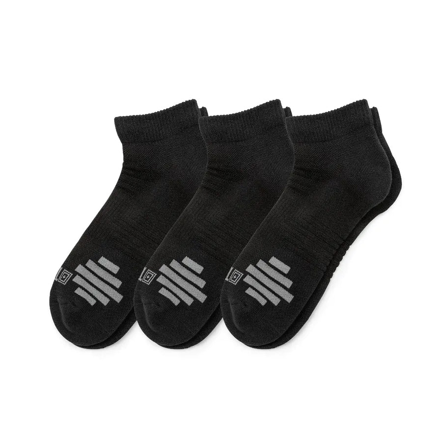 5.11 Tactical PT-R Plus Ankle Socks (3-Pack)-Tactical Source LLC