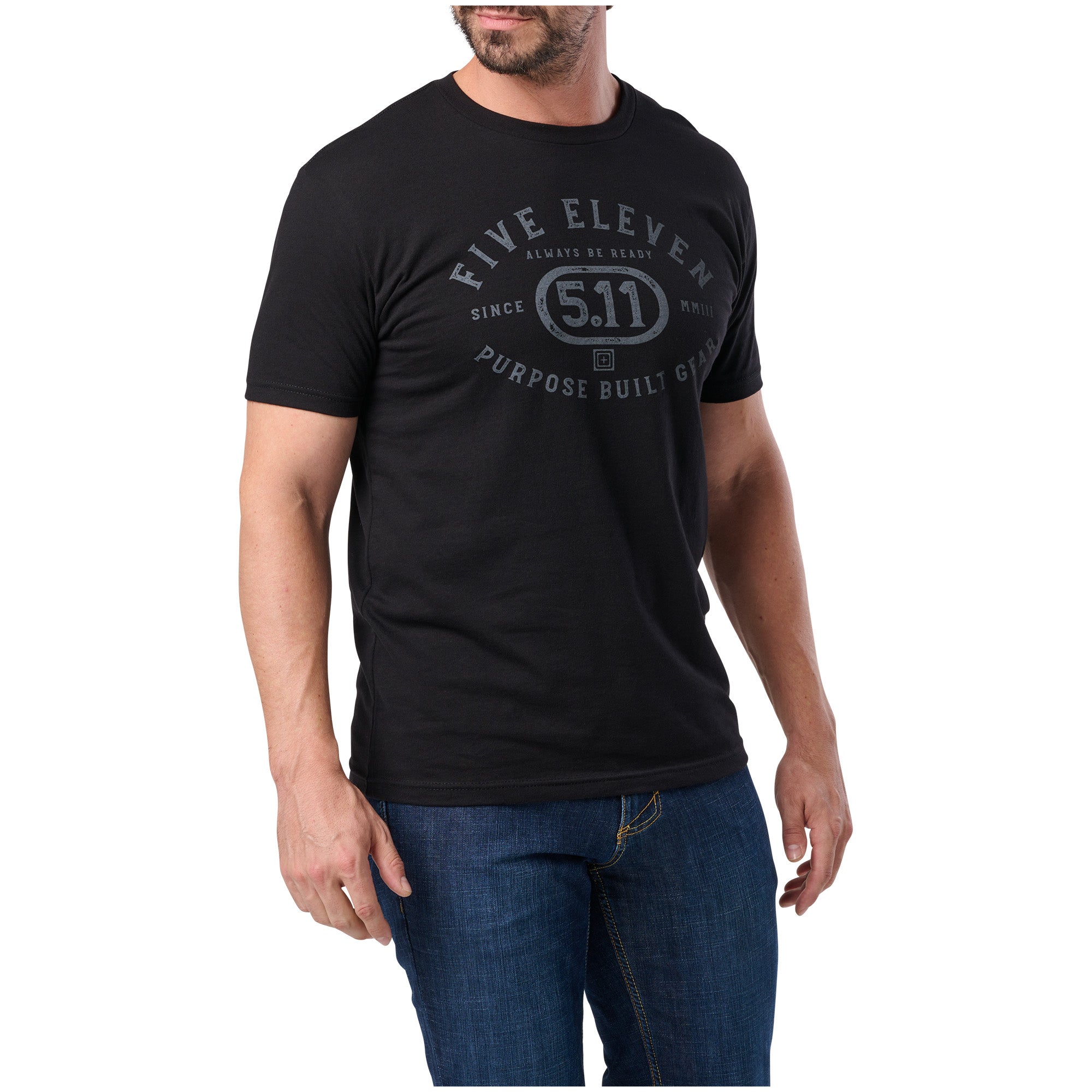 5.11 Tactical Purpose Crest Tee Black-Tactical Source LLC