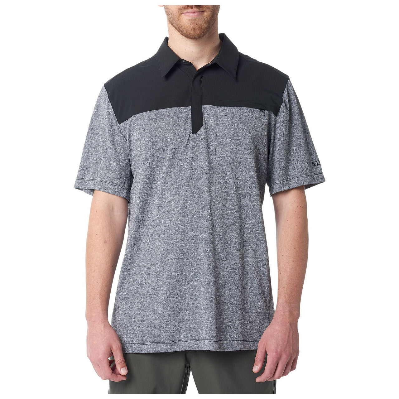 5.11 Tactical Rapid Short Sleeve Polo - Black Small-Tactical Source LLC
