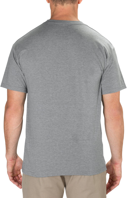 5.11 Tactical Strong Tomorrow Short Sleeve Tee - Heather Gray Small-Tactical Source LLC