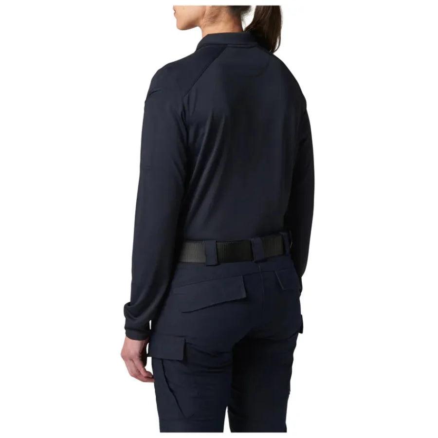 5.11 Tactical Women's Helios Long Sleeve Polo - Dark Navy-Tactical Source LLC