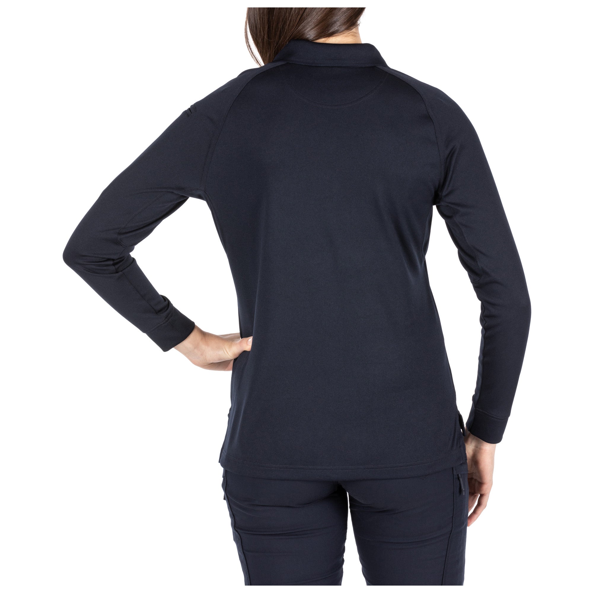5.11 Tactical Women's Performance Long Sleeve Polo Dark Navy-Tactical Source LLC