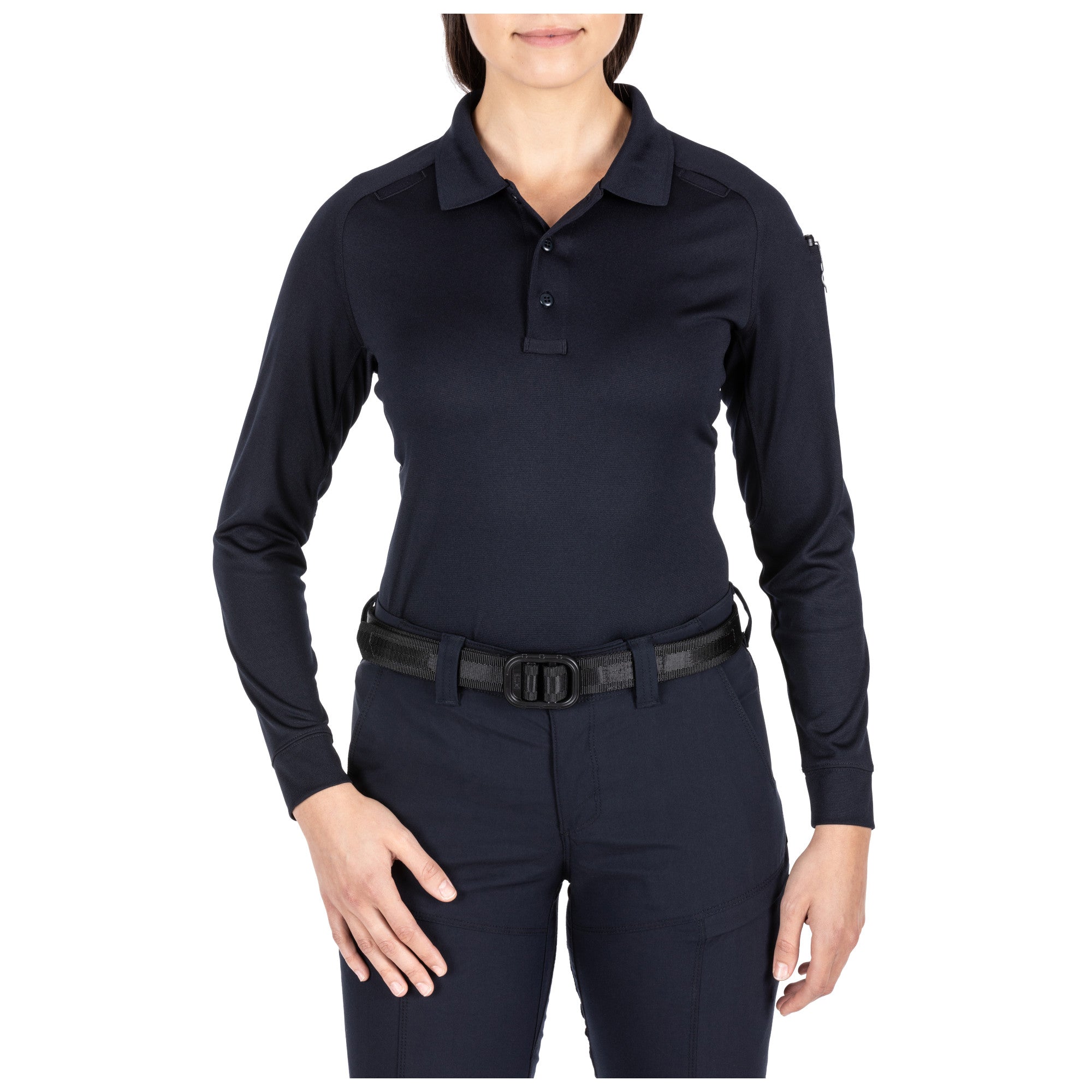 5.11 Tactical Women's Performance Long Sleeve Polo Dark Navy-Tactical Source LLC