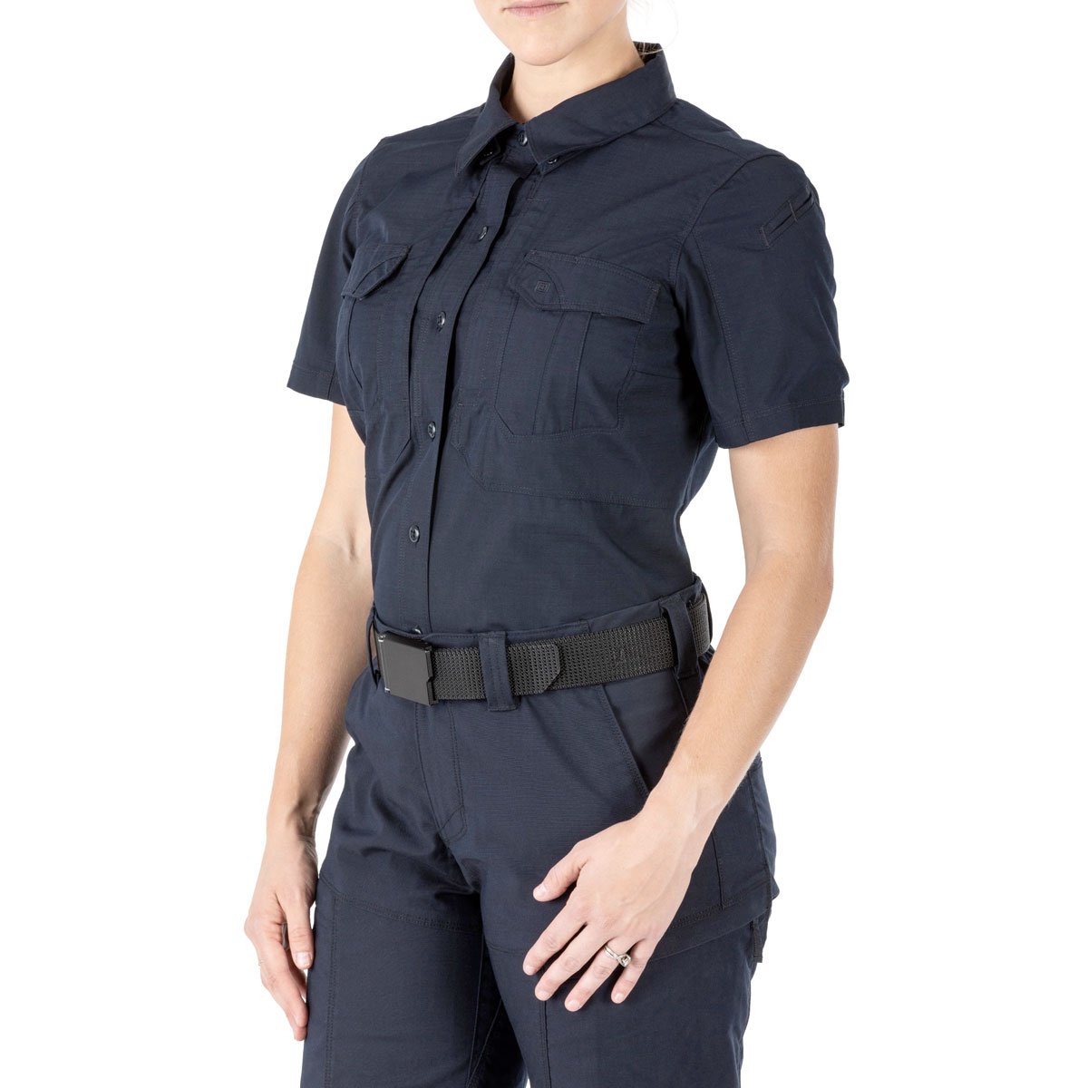5.11 Tactical Womens Stryke Short Sleeve Shirt Dark Navy-Tactical Source LLC