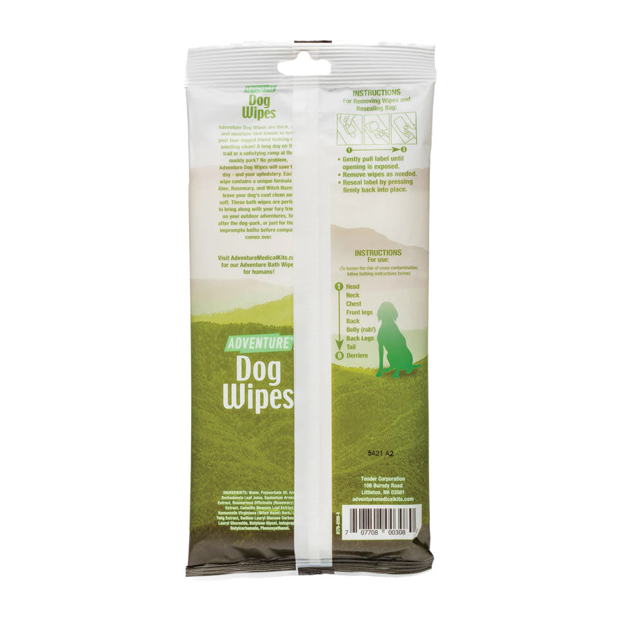 Adventure Medical Kits Adventure Dog Wipes Pack of 8-Tactical Source LLC