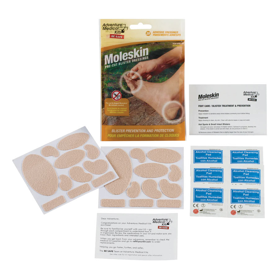 Adventure Medical Kits Moleskin Pre-Cut Blister Dressings-Tactical Source LLC