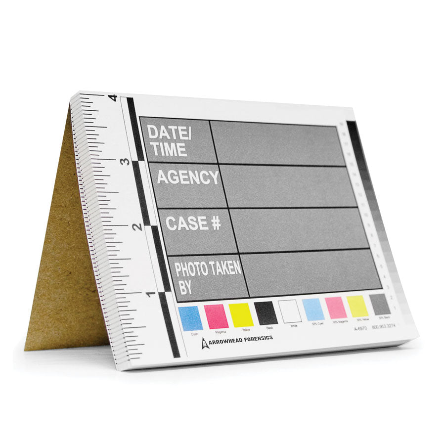 Arrowhead Forensics Photo Series Identifier Cards - 4 x 5.375 Inches - 25/pad-Tactical Source LLC