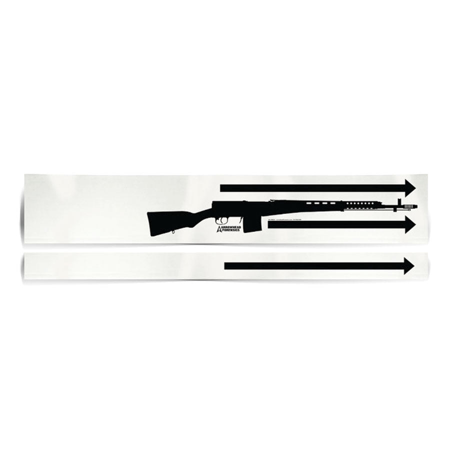 Arrowhead Forensics Printed Tie Down Large Weapons Boxes - Rifle Box - 51.5 x 9 x 3.5 inches - 25/pk-Tactical Source LLC
