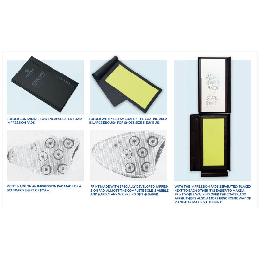 Arrowhead Forensics Sole Print Inkless Shoe Print Replacement Coater-Tactical Source LLC