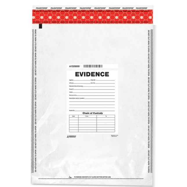Arrowhead Forensics SureSeal Tamper Indicating Evidence Bags-Tactical Source LLC
