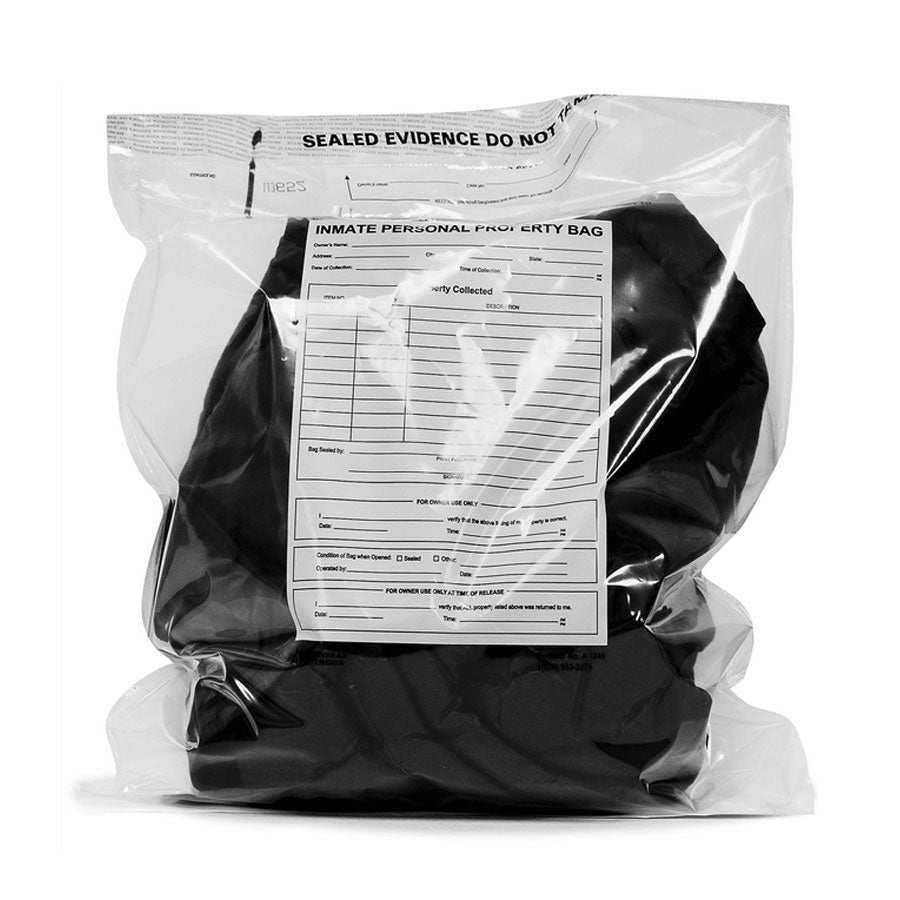 Arrowhead Forensics SureSeal Tamper Indicating Inmate Personal Property Storage Bag - 20” x 20” - 100/pk-Tactical Source LLC