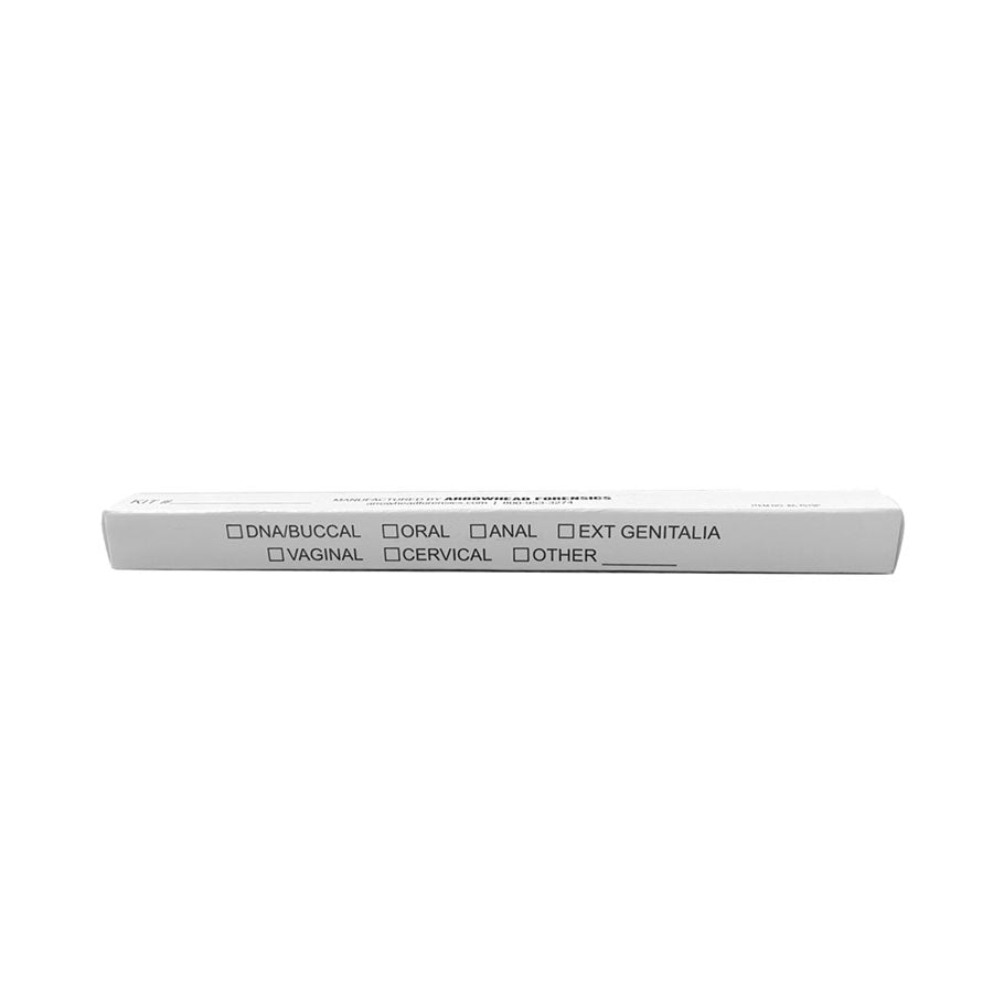 Arrowhead Forensics Universal Swab Box - 6” x .5" - Printed - 100 boxes-Tactical Source LLC