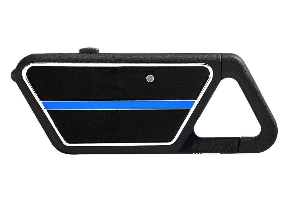ASP Sapphire USB Rechargeable Key Chain Light Thin Blue Line 53565-Tactical Source LLC
