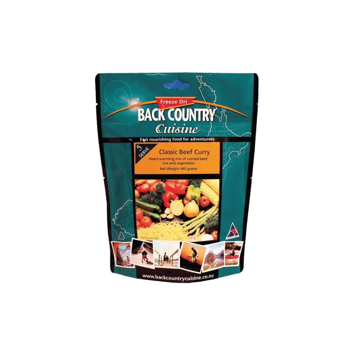 Back Country Cuisine Classic Beef Curry Gluten Free - Pack of 10-Tactical Source LLC