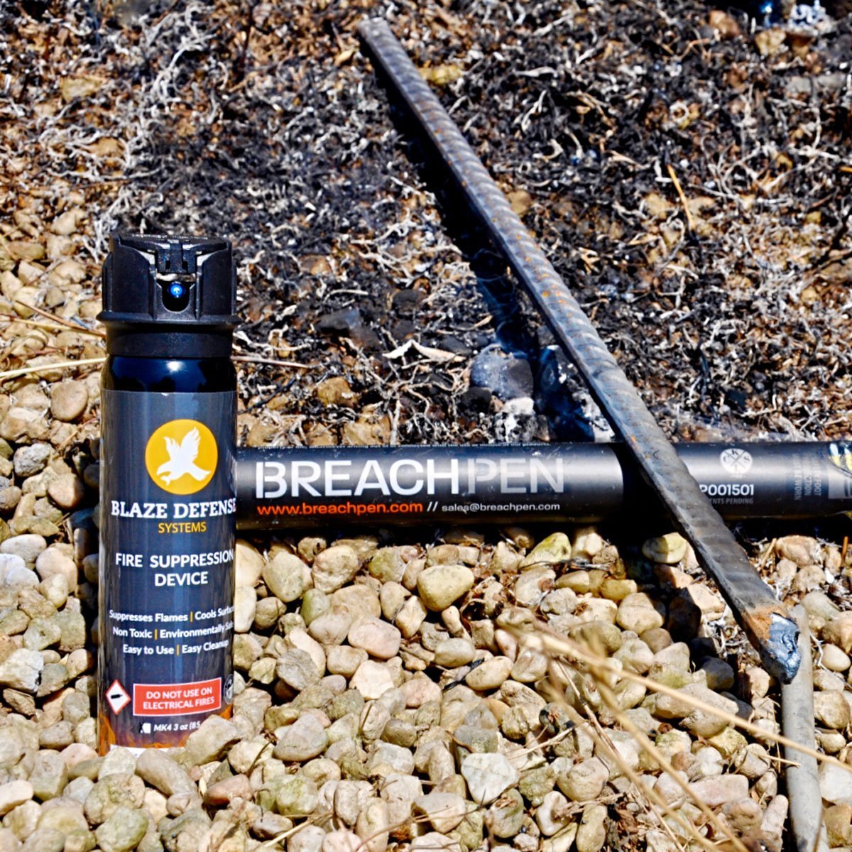 Breachpen Blaze Defense Systems MK4 Fire Suppression Device-Tactical Source LLC