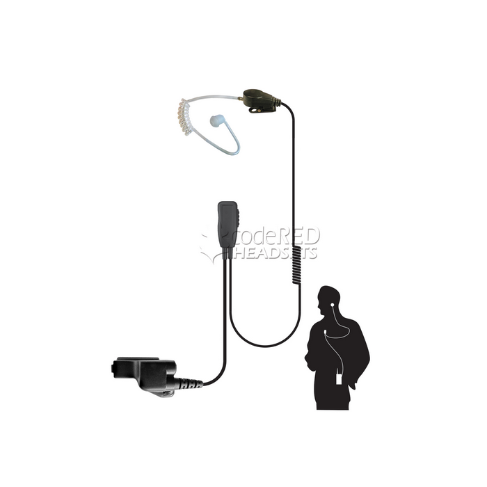 Code Red Headsets Recruit Single Wire Microphone-Tactical Source LLC