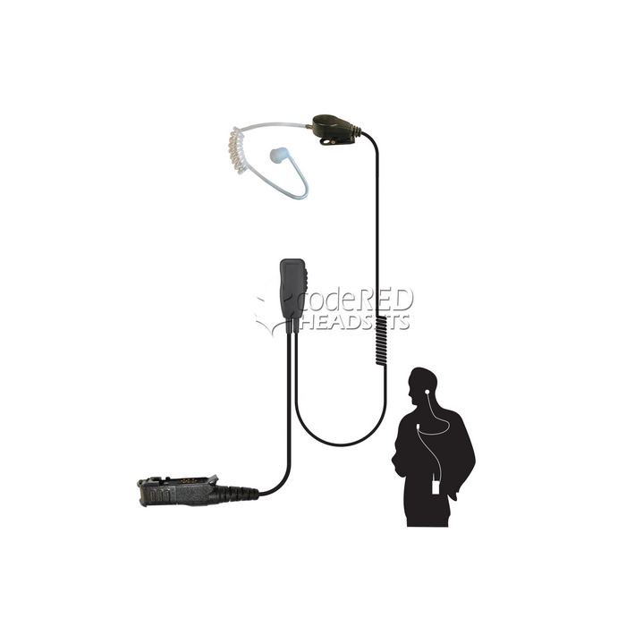 Code Red Headsets Recruit Single Wire Microphone-Tactical Source LLC