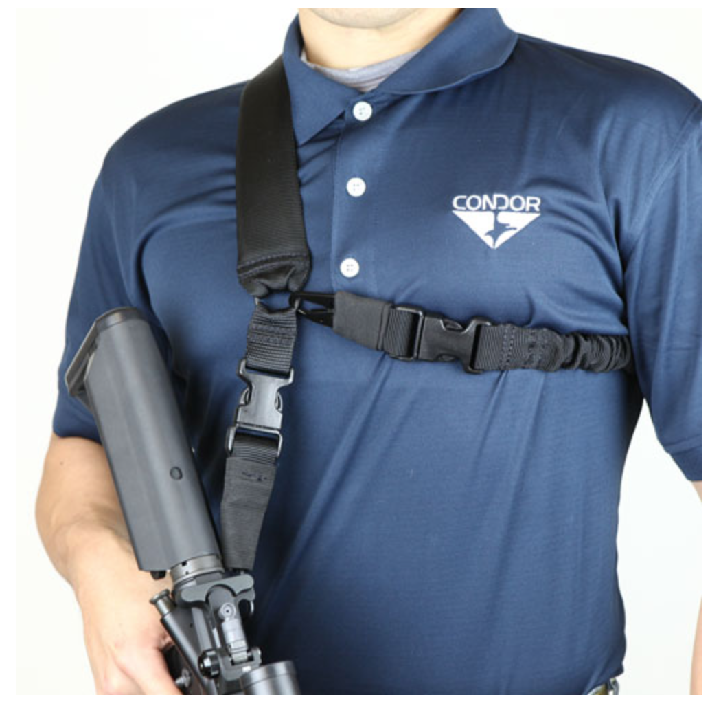 Condor Swiftlink Padded Bungee Sling Black-Tactical Source LLC