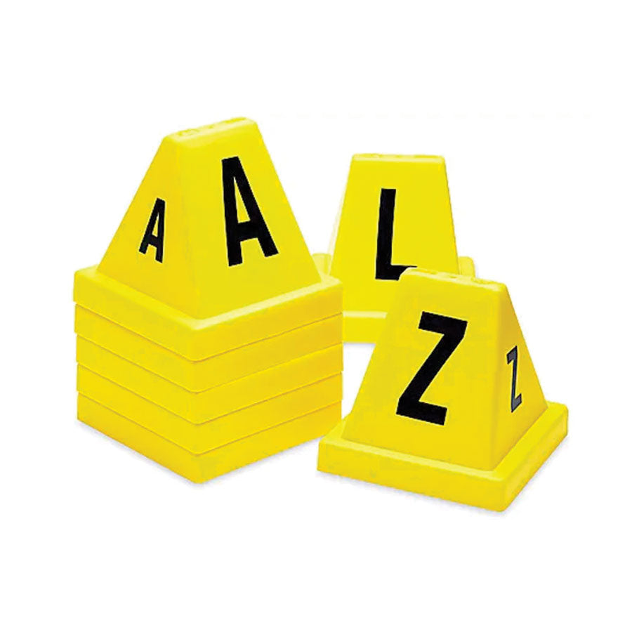 CSI Co Letter Cones A-Z - Yellow-Tactical Source LLC