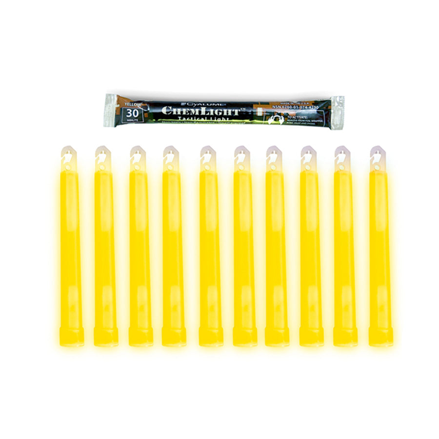 Cyalume ChemLight 6'' 10 Pack-Tactical Source LLC